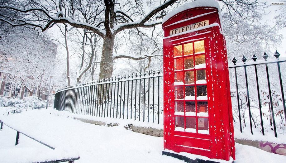 انگلستان در زمستان